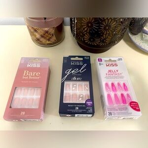 Kiss press on nail - lot of 3